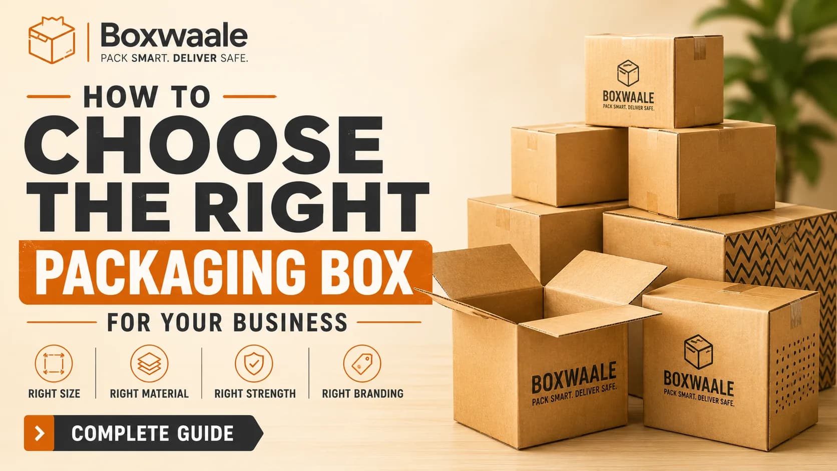 How to Choose the Right Packaging Box by Boxwaale