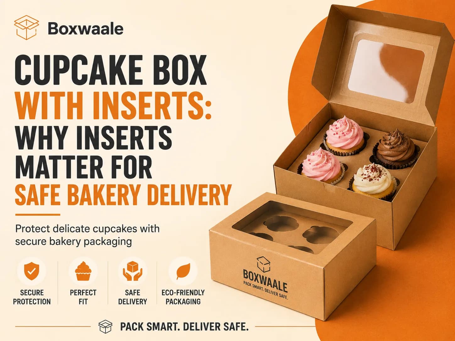 Cupcake Box with Inserts: Why Inserts Matter for Safe Bakery Delivery Cupcake Box with Inserts: Why Inserts Matter for Safe Bakery Delivery by Boxwaale