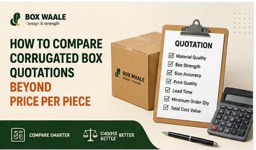 How to Compare Corrugated Box Quotations Beyond Price Per Piece How to Compare Corrugated Box Quotations Beyond Price Per Piece by Boxwaale