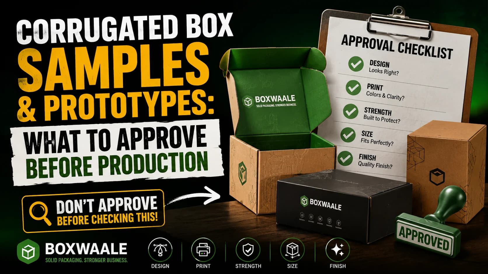 Corrugated Box Samples and Prototypes: What to Approve Before Production Corrugated Box Samples and Prototypes: What to Approve Before Production by Boxwaale