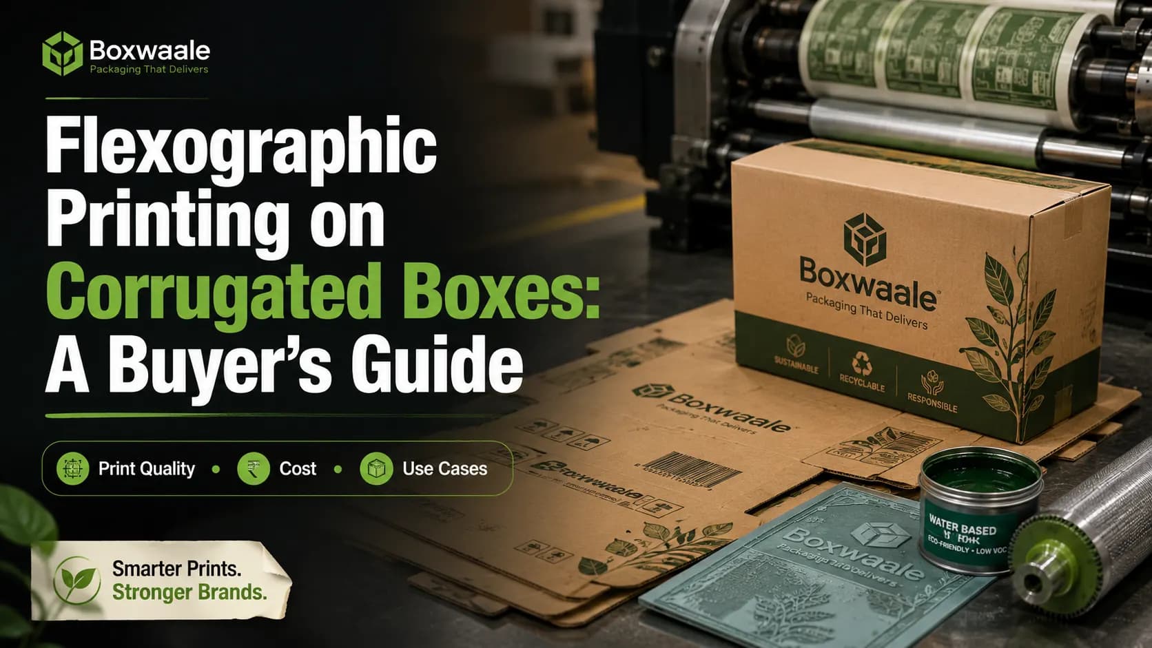 Flexographic Printing on Corrugated Boxes: A Buyer's Guide Flexographic Printing on Corrugated Boxes: A Buyer's Guide by Boxwaale