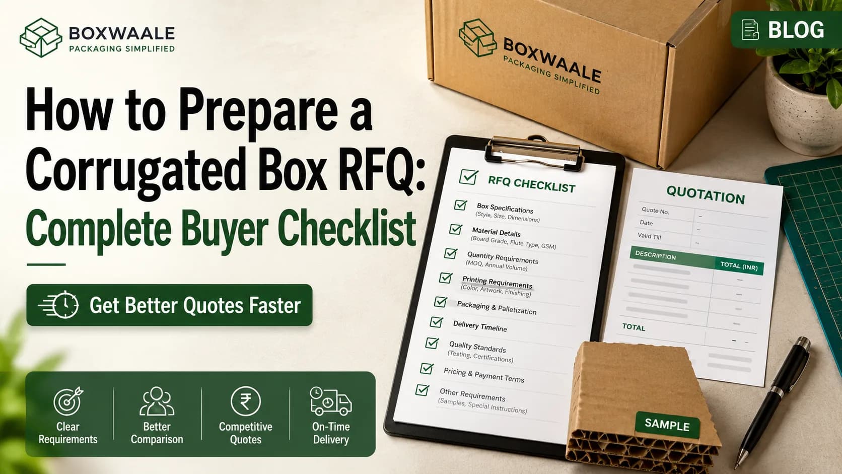 How to Prepare a Corrugated Box RFQ: Complete Buyer Checklist How to Prepare a Corrugated Box RFQ: Complete Buyer Checklist by Boxwaale