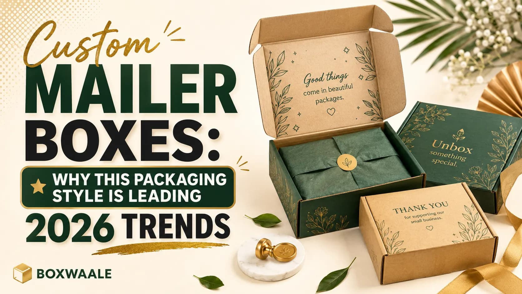 Custom Mailer Boxes: Why This Packaging Style Is Leading 2026 Trends Custom Mailer Boxes: Why This Packaging Style Is Leading 2026 Trends by Boxwaale